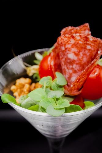 Роза-Ролл с Салями