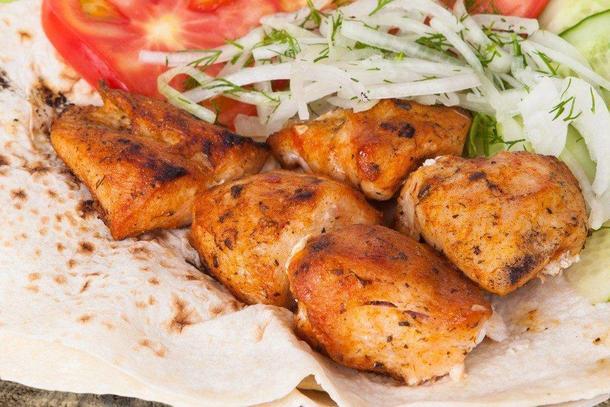 Шашлык из куриной грудки