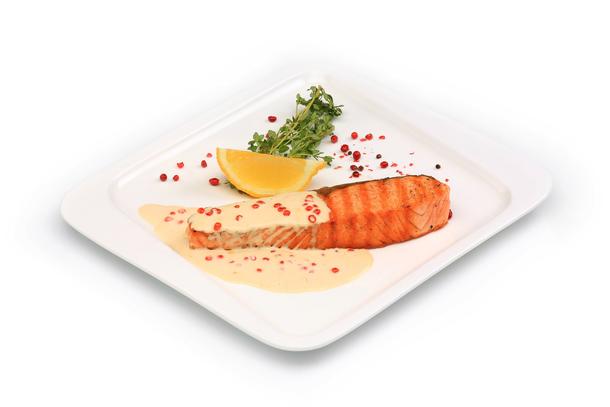 Стейк из лосося