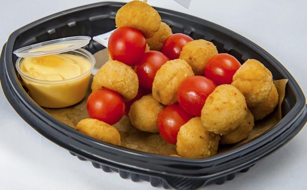 Куриные мячики с черри Куриные мячики с черри