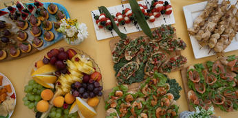 Фуршетный сет стандарт с шашлычками на 8-10 персон